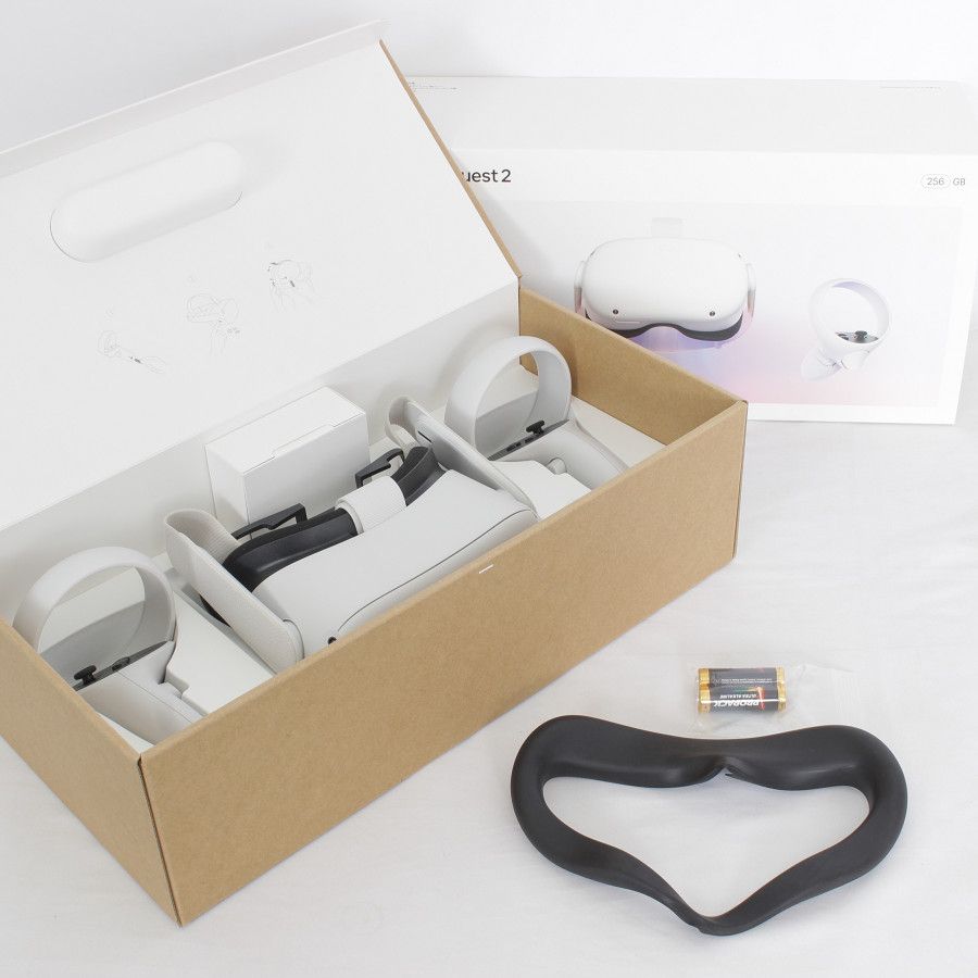 美品】Meta Quest 2 256GB VR ヘッドマウントディスプレイ ヘッド 