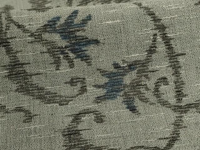 平和屋着物＊夏物 小紋 紗 花唐草文 AAAZ4737jd - メルカリ