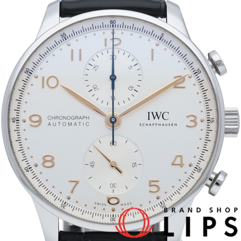 IWC ポルトギーゼ クロノグラフ 裏スケルトン 金針 箱
