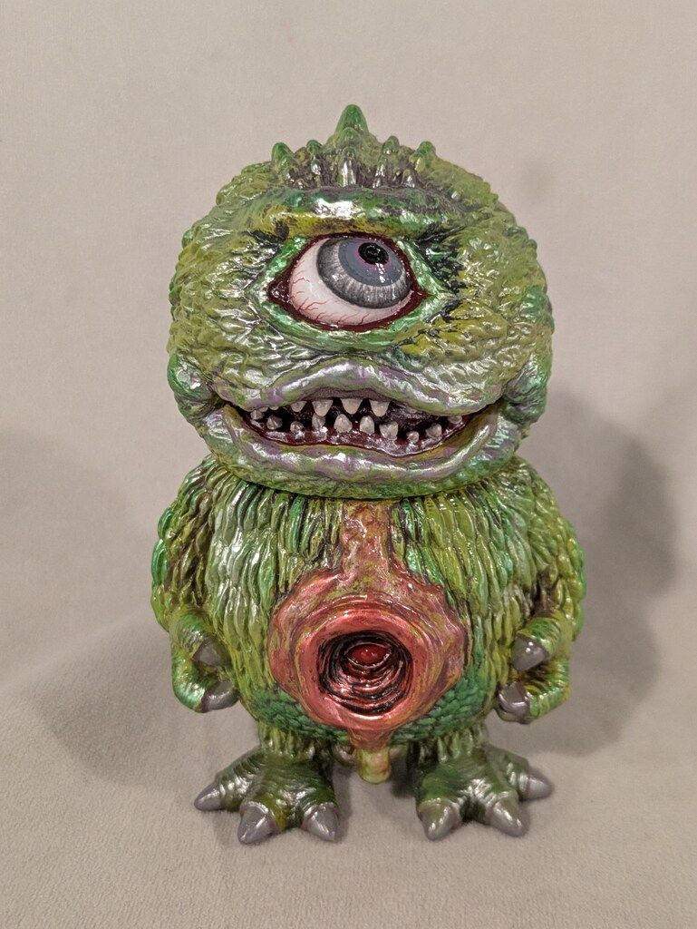 Kaijutan mimi monster Kaiju tan マーブル ソフビ インディーズソフビ