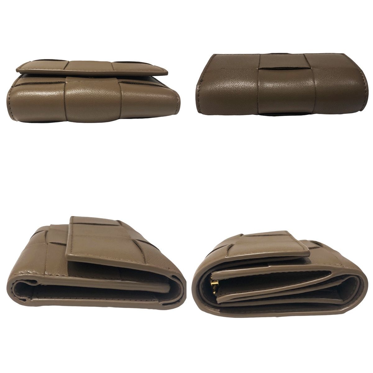 Sora様　BOTTEGA VENETA カセット 三つ折り財布 トープグレー Sora様 BOTTEGA VENETA カセット 三つ折り財布 トープグレー