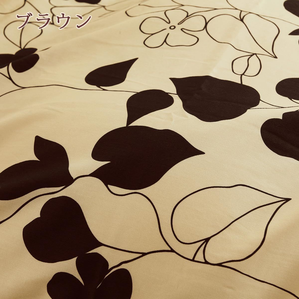 Style 掛け布団カバー_Size シングル_Color ブラウン nishikawa 西川 mee 3ステップでカバー交換 簡単時短でストレスフリーな布団カバー シングル ブラウン スッと通せる両サイド全開ファスナー パチッと止めるだけのスナップ式ホ