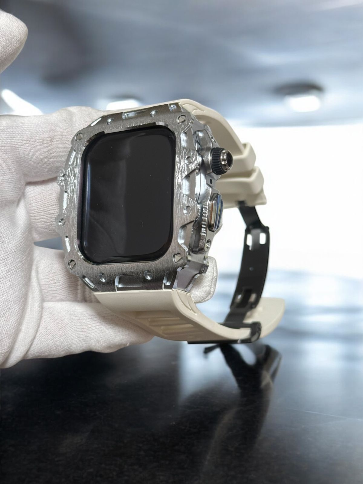 アップルウォッチカスタムカバーケースApple Watchバンドラバーベルト