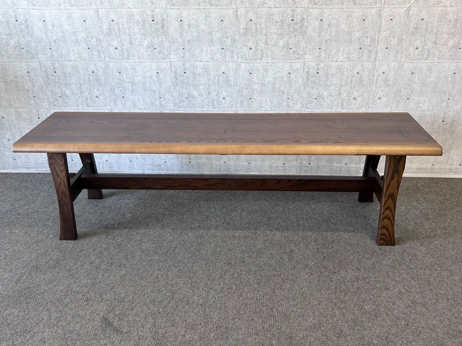 L3710-40 英国ヴィンテージ 布張りベンチ ベンチ テーブルベンチ