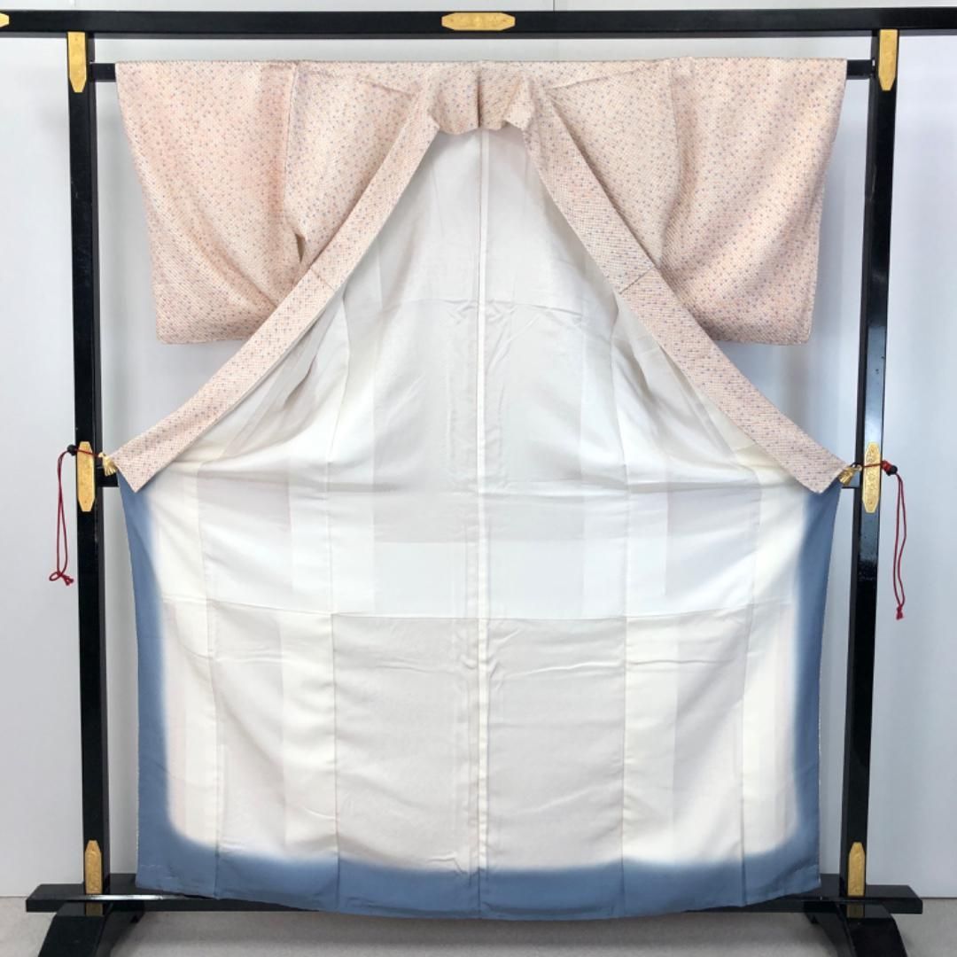 小紋 総絞り 鹿の子絞り 疋田絞り 東雲色 ガード加工 K-5110 小紋 総絞り 鹿の子絞り 疋田絞り 東雲色 ガード加工 K-5110