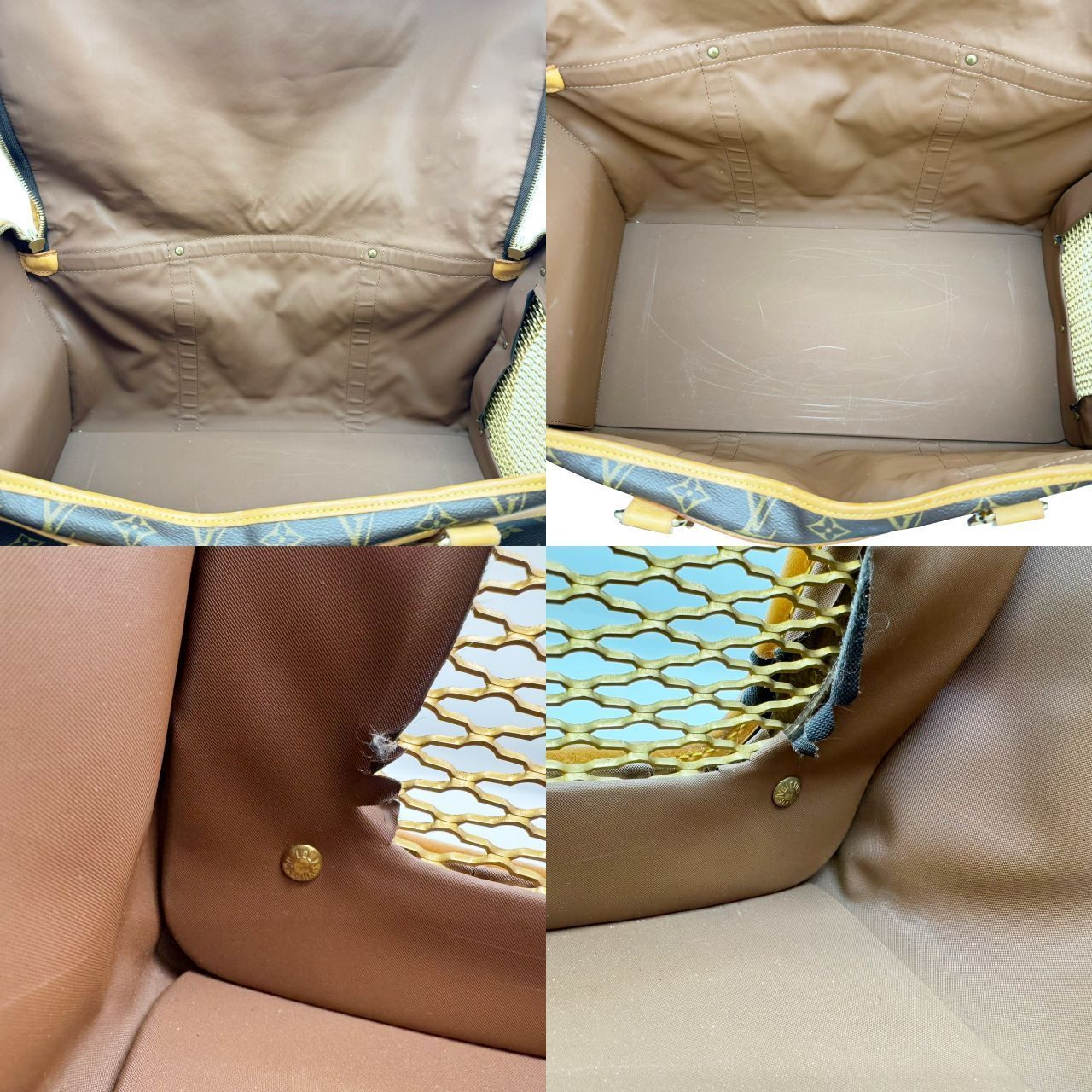 LOUIS VUITTON モノグラムサックシャン50ドッグキャリーペット用