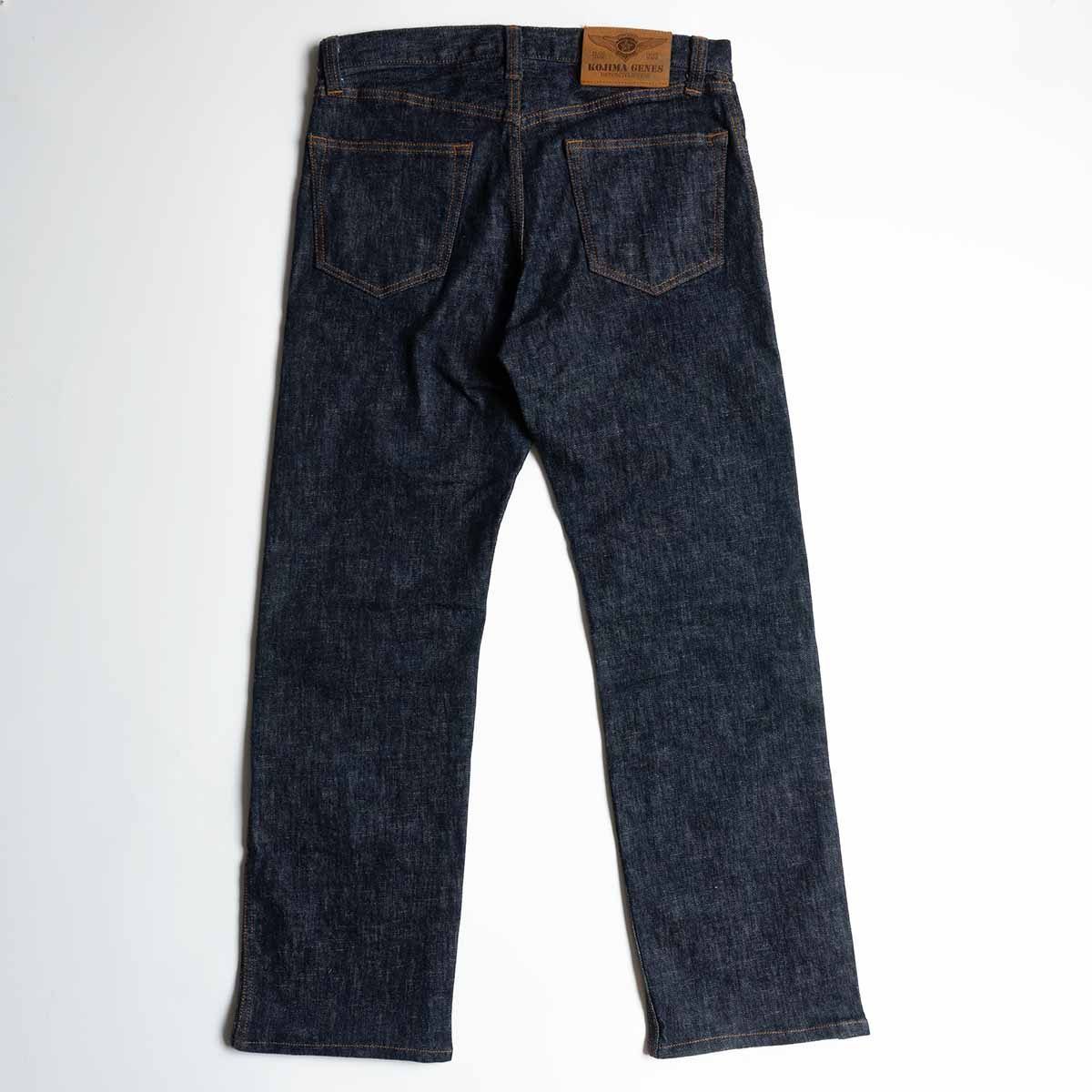 美品】児島ジーンズ【ダブルニー ストレート ストレッチパンツ
