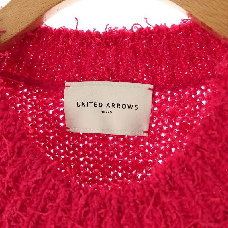 UNITED ARROWS - H beauty&youth今期 カシミア ピンクニット