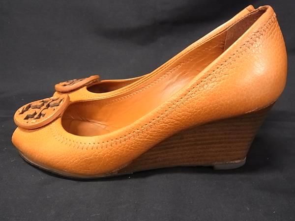 TORY BURCH トリーバーチ レザー ヒール パンプス ウェッジ