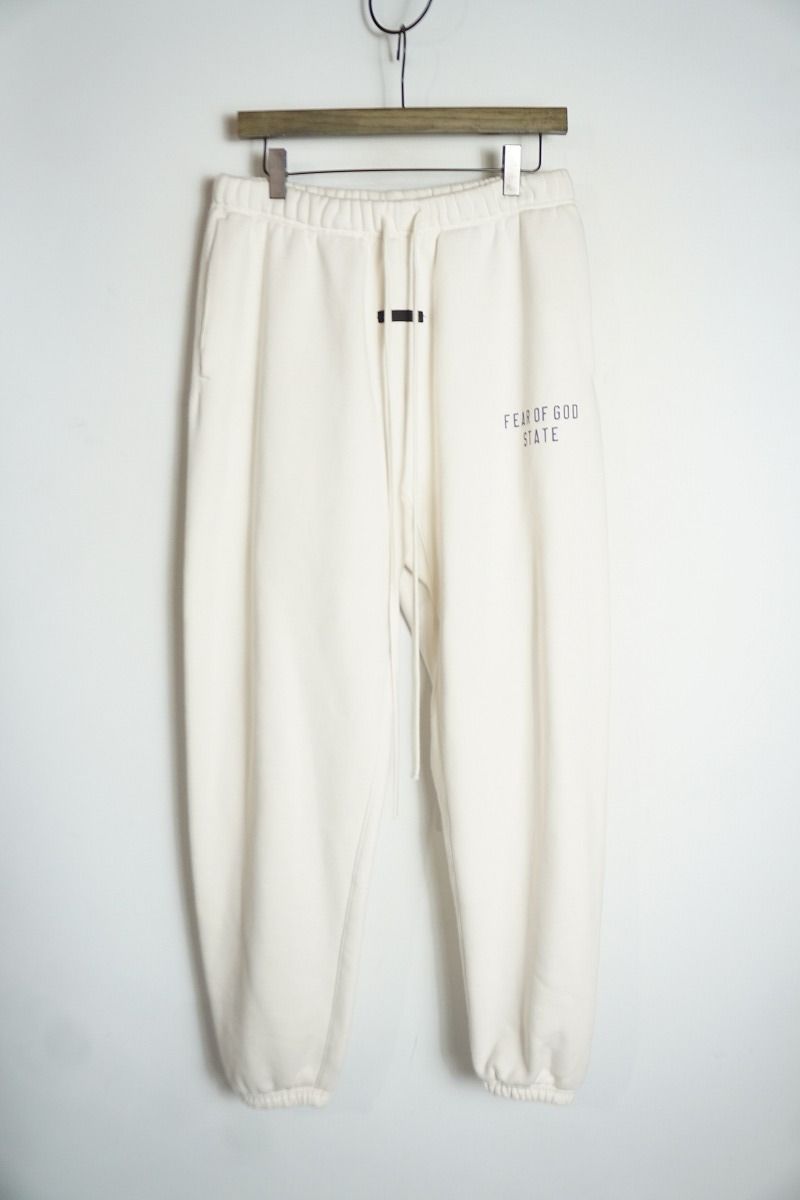 正規 24AW ESSENTIALS エッセンシャルズ FEAR OF GOD フィアオブゴッド STATE LOGO SWEAT PANTS スウェット パンツ S 830P♪