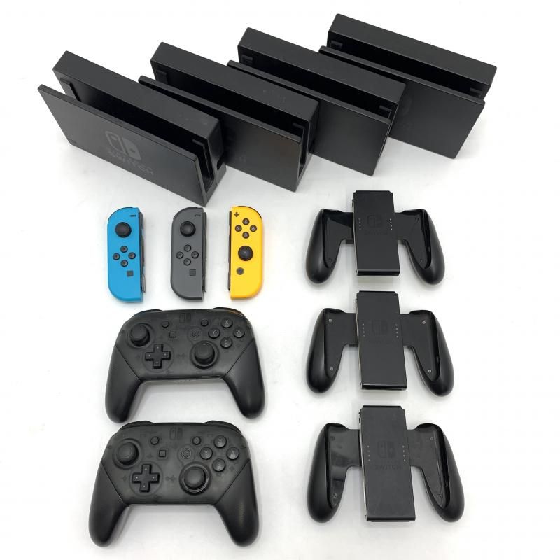【中古】ｹﾞｰﾑOP）【ジャンク】Switch周辺機器まとめ 動作未確認 プロコン ジョイコン ドック[95]