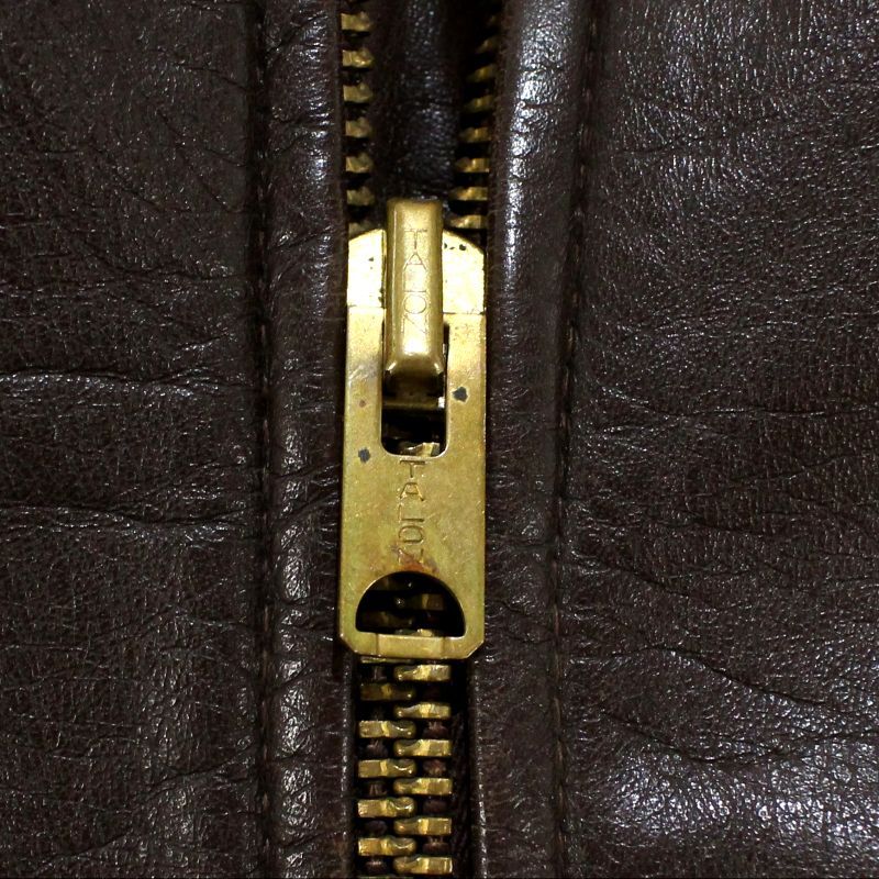 70s vintage THIS GENUINE LEATHER レザー シングルライダース