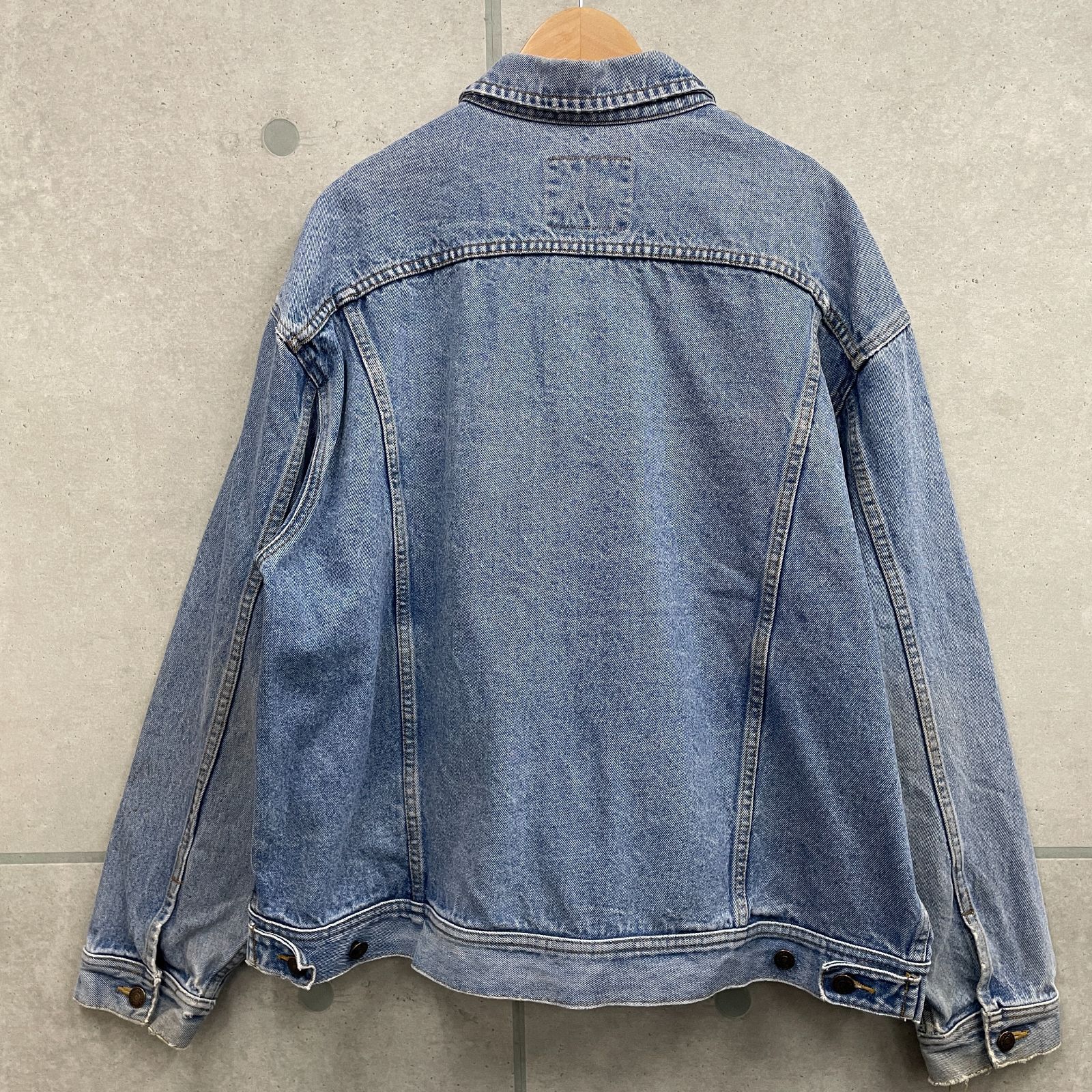 Lee リー 希少 90s デニムジャケット 刺繍 Gジャン コットン