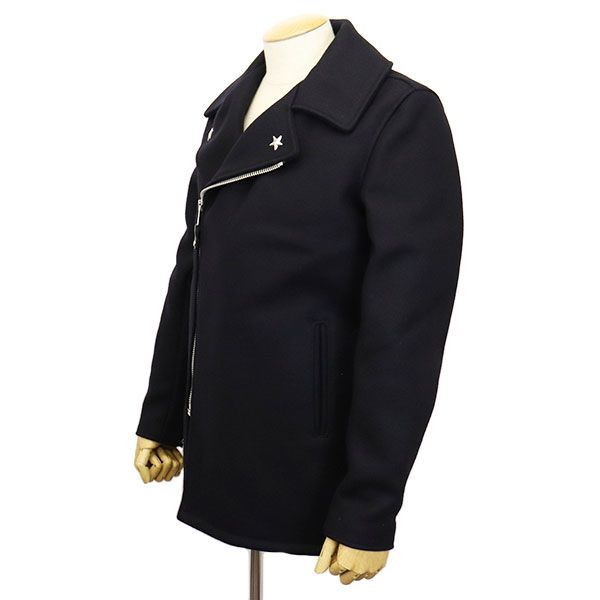 Schott (ショット) 2954001 766US MELTON ZIP UP P-COAT 24oz メルトン