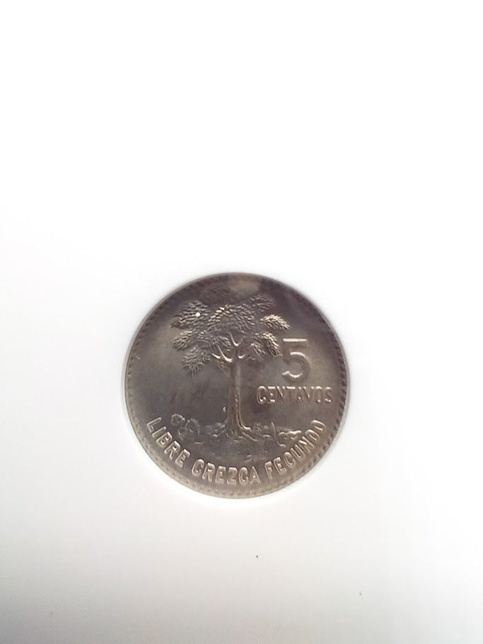 NGC MS67 グアテマラ 1969年 5センタボ銀貨の通販 by TTKShop