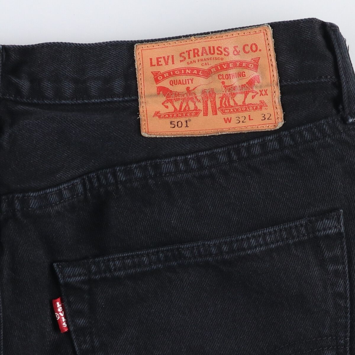 古着 リーバイス Levi s 501 ブラックデニム ストレートデニムパンツ W32 L32 eaa588177 KIN-KAAI_COM