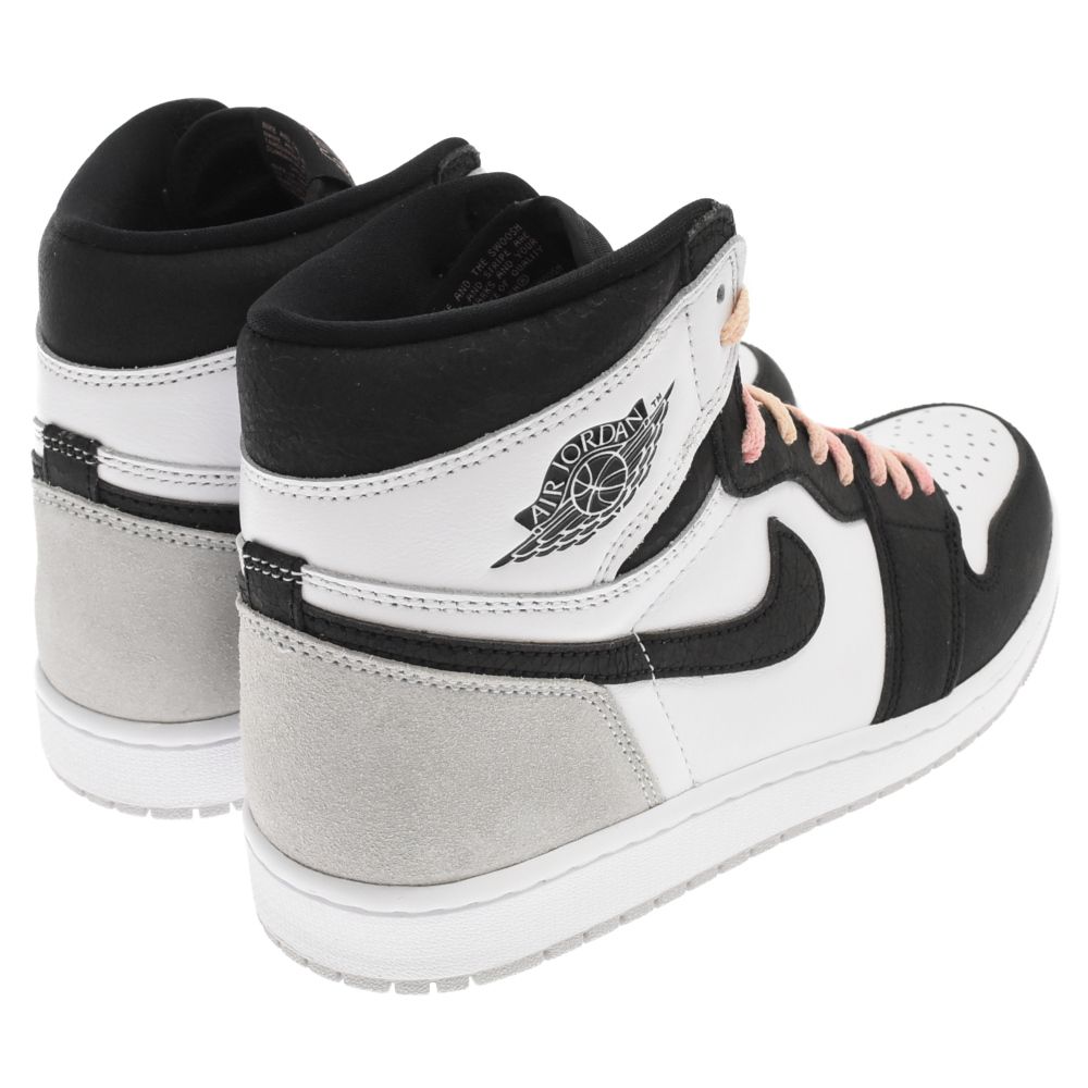 NIKE (ナイキ) AIR JORDAN 1 RETRO HIGH OG Bleached Coral 555088-108 エアジョーダン 1  ハイ オージー ブリーチドコーラル ハイカットスニーカー ホワイト US10/28.0cm