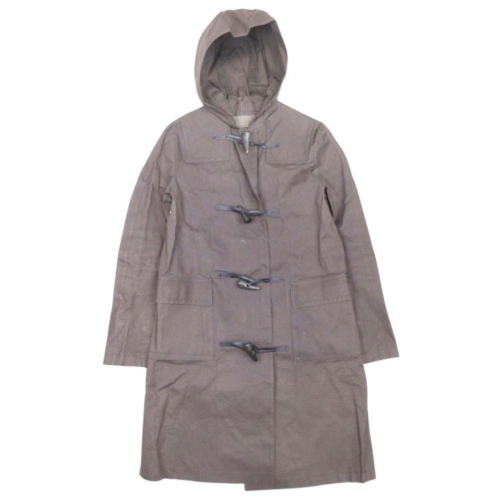 MACKINTOSH マッキントッシュ Cotton Rubber PROOFED ゴム引き ダッフルコート ジャケット ブルゾン 34 茶 ブラウン レディース 古着