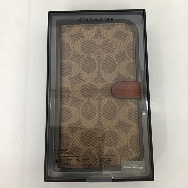 iPhone17Pro COACH（R）ブックタイプケース iPhone16ProMax コーチ(R