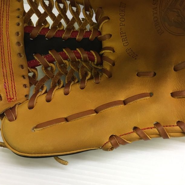 スラッガー　軟式　内野手　グローブ　刺繍あり 中古品 久保田スラッガー 軟式 内野手用オーダーグローブ 刺繍