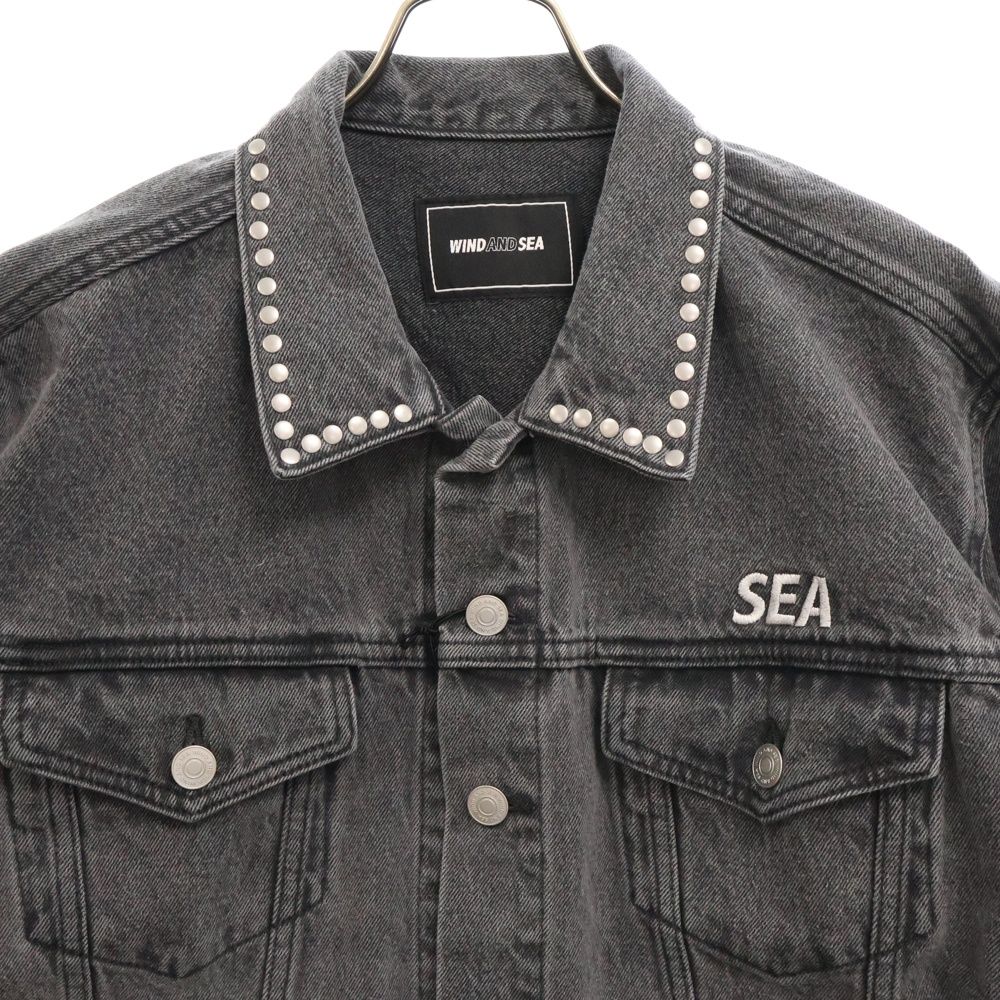 WIND AND SEA (ウィンダンシー) STUDDED DENIM JACKET スタッズ