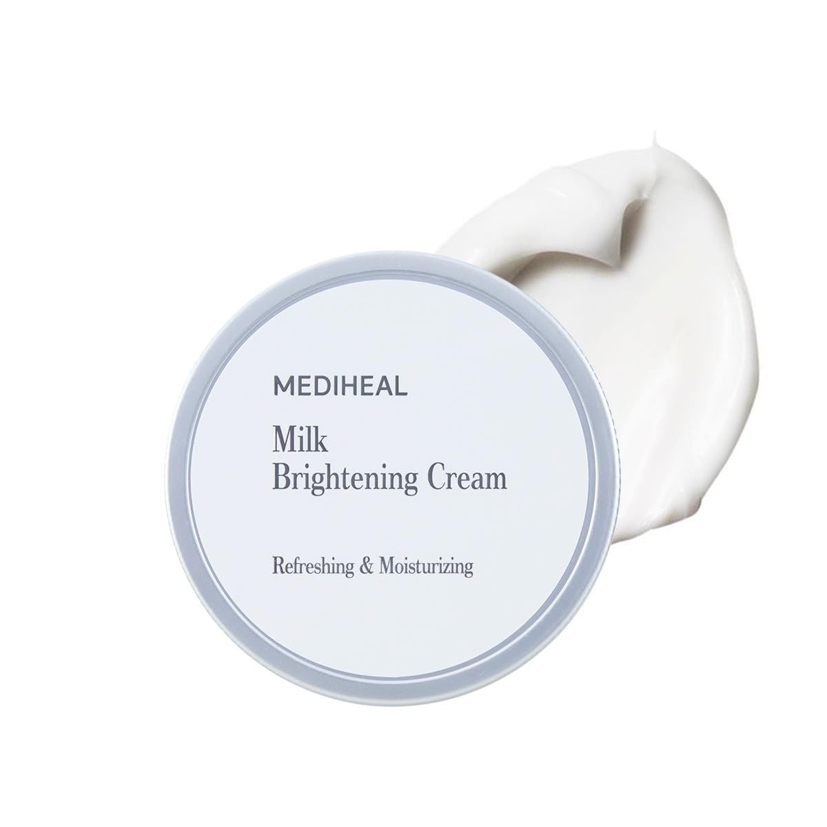 MEDIHEAL OFFICIAL(メディヒール) ミルクブライトニングクリーム50ml Milk Brightening Cream 50ml ナイアシンアミド グルタチオン ツヤ肌 高保湿 韓国 スキンケア [クリーム]