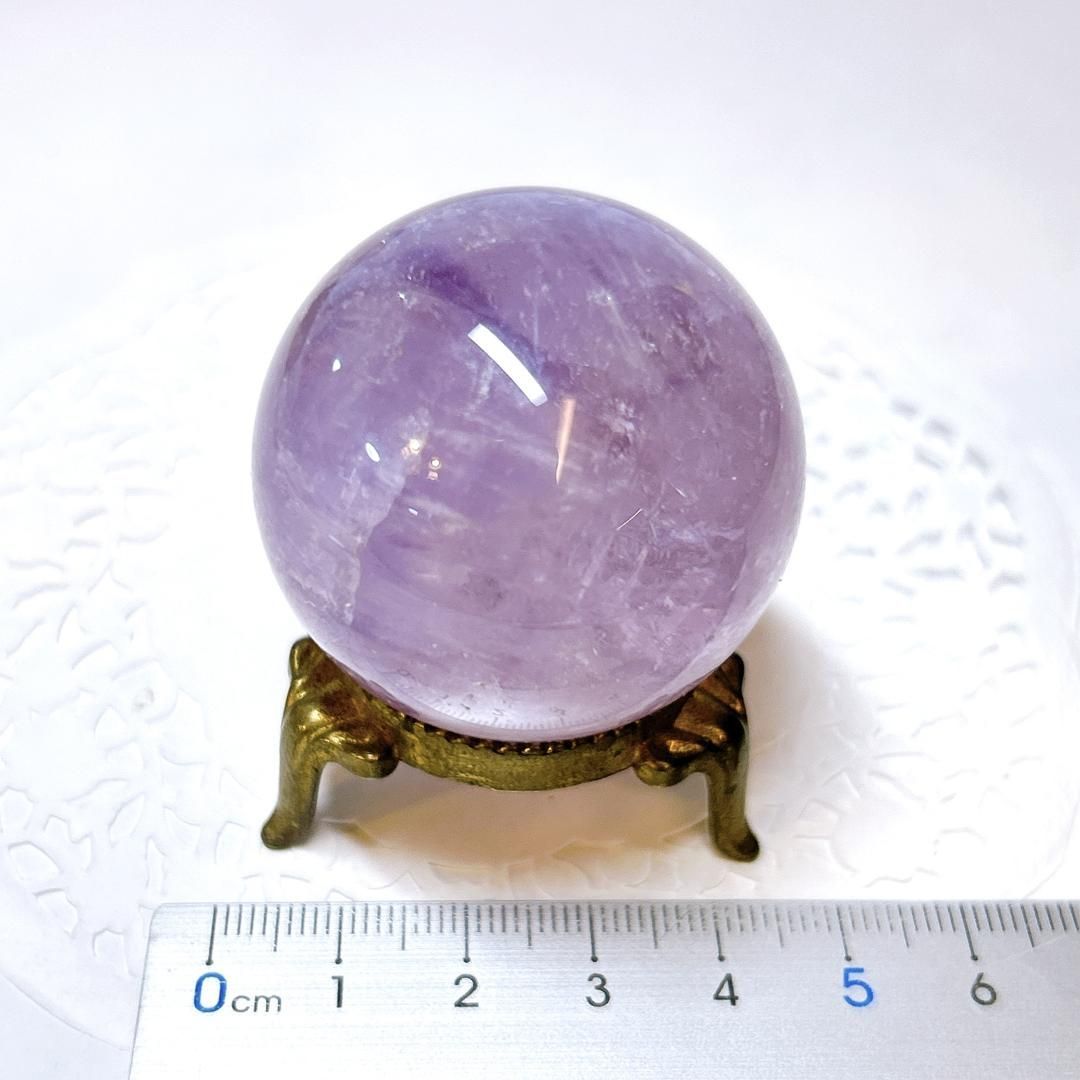 E15872 アメトリン 約41㎜ 球 スフィア ブラジル amethyst 天然石 パワーストーン