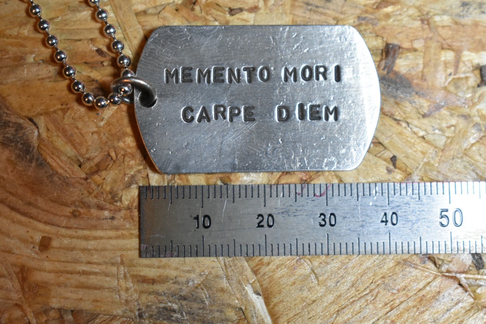 silver 950【1枚組】dog tag handmade