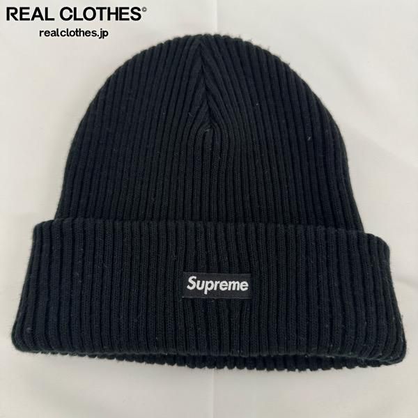 美品 タグ付き シュプリーム スモールボックス ビーニー ニット帽 ブラック SUPREME シュプリーム Small Box Beanie スモールボックスロゴ
