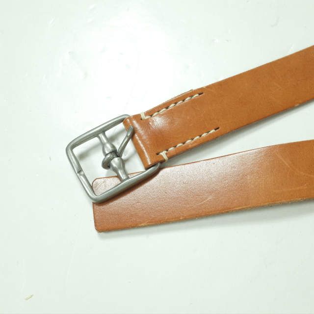 HALCYON BELT COMPANY サドルレザーベルト 32 ブラウン - メルカリ