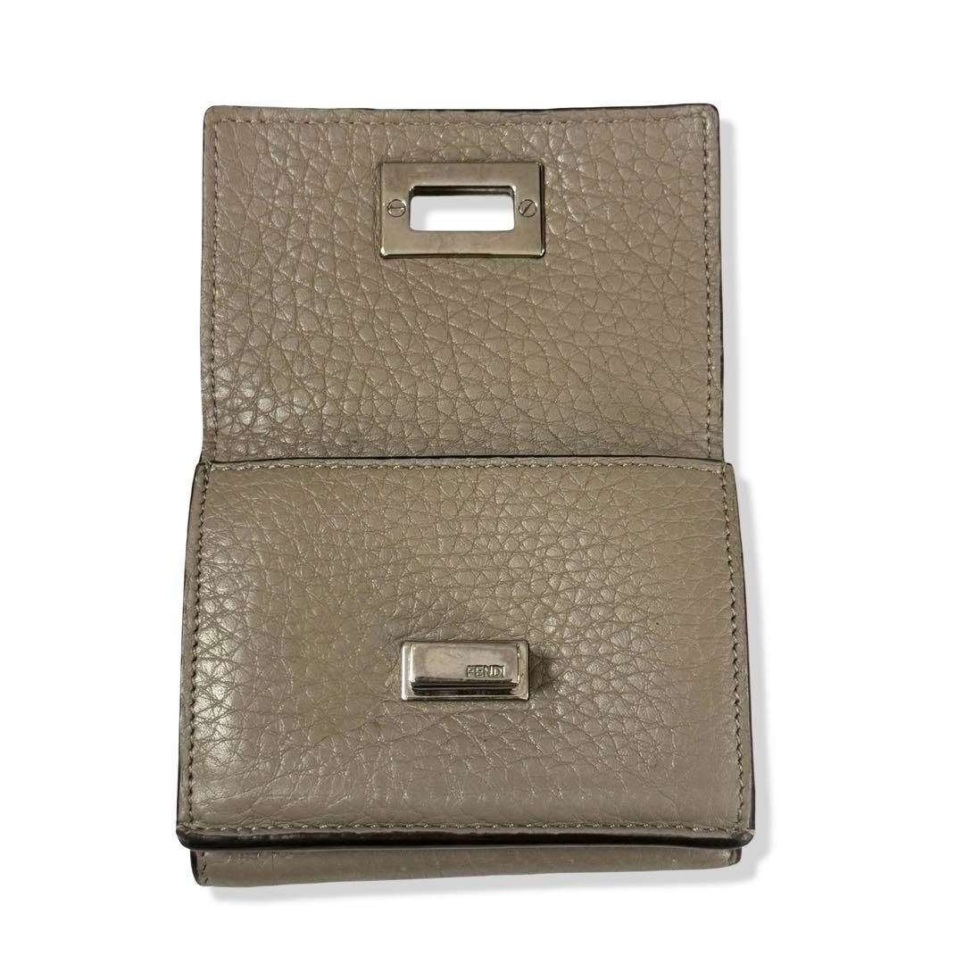 正規品 FENDI フェンディ ピーカブー マイクロ ウォレット レザー