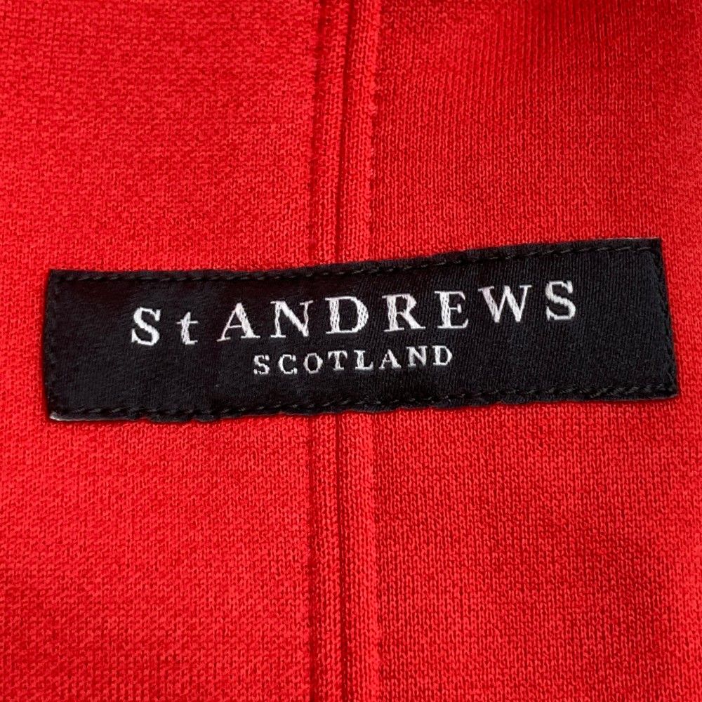 サイズ：M ST ANDREWS セントアンドリュース  ダンボールニット ジャケット  レッド系 [240101264112] ゴルフウェア レディース ストスト