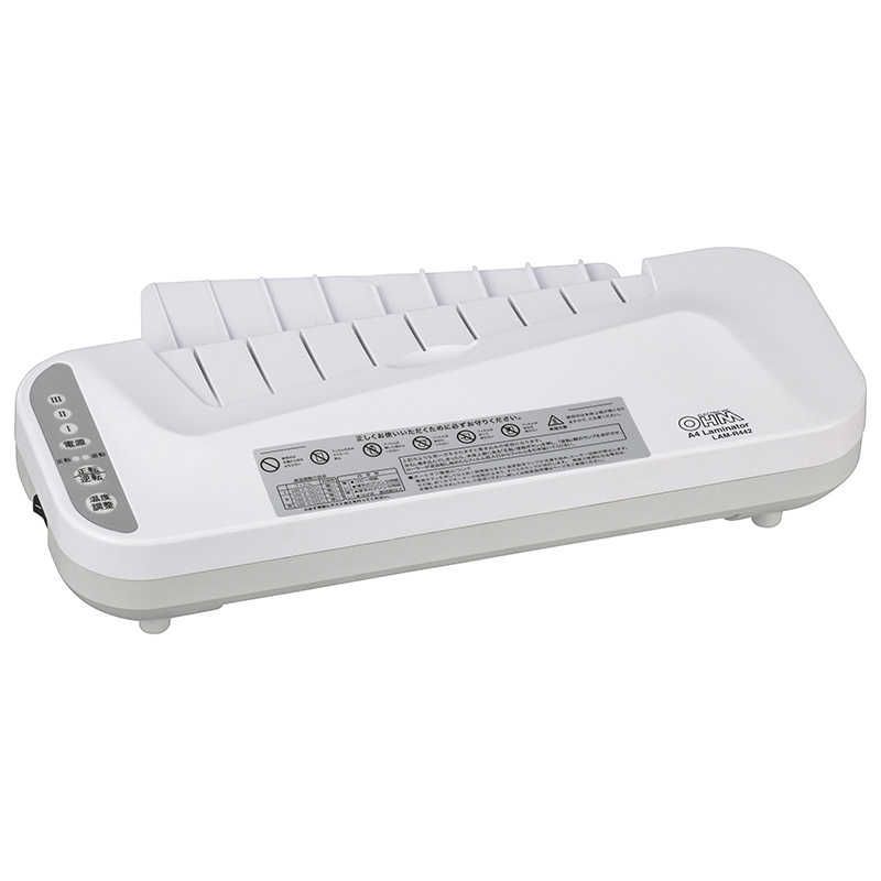 オーム電機 ハイスピード ４ローラー ラミネーター Ａ LAMR 442