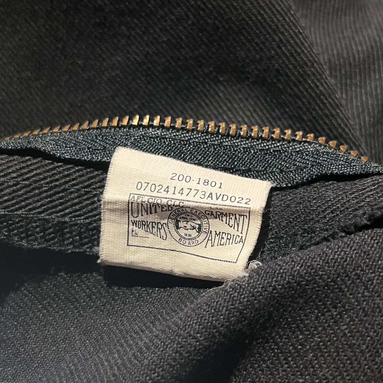 Lee vintage希少ブラックツイルUSA製200-1801 Lee vintage希少ブラック