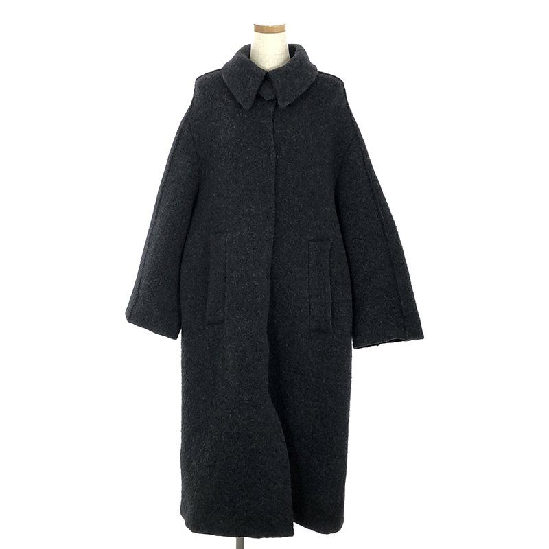 美品 BOBOUTIC ボブティック 圧縮 ニット ロングコート ネイビー 美品 BOBOUTIC ボブティック 圧縮 ニット ロングコート ネイビー