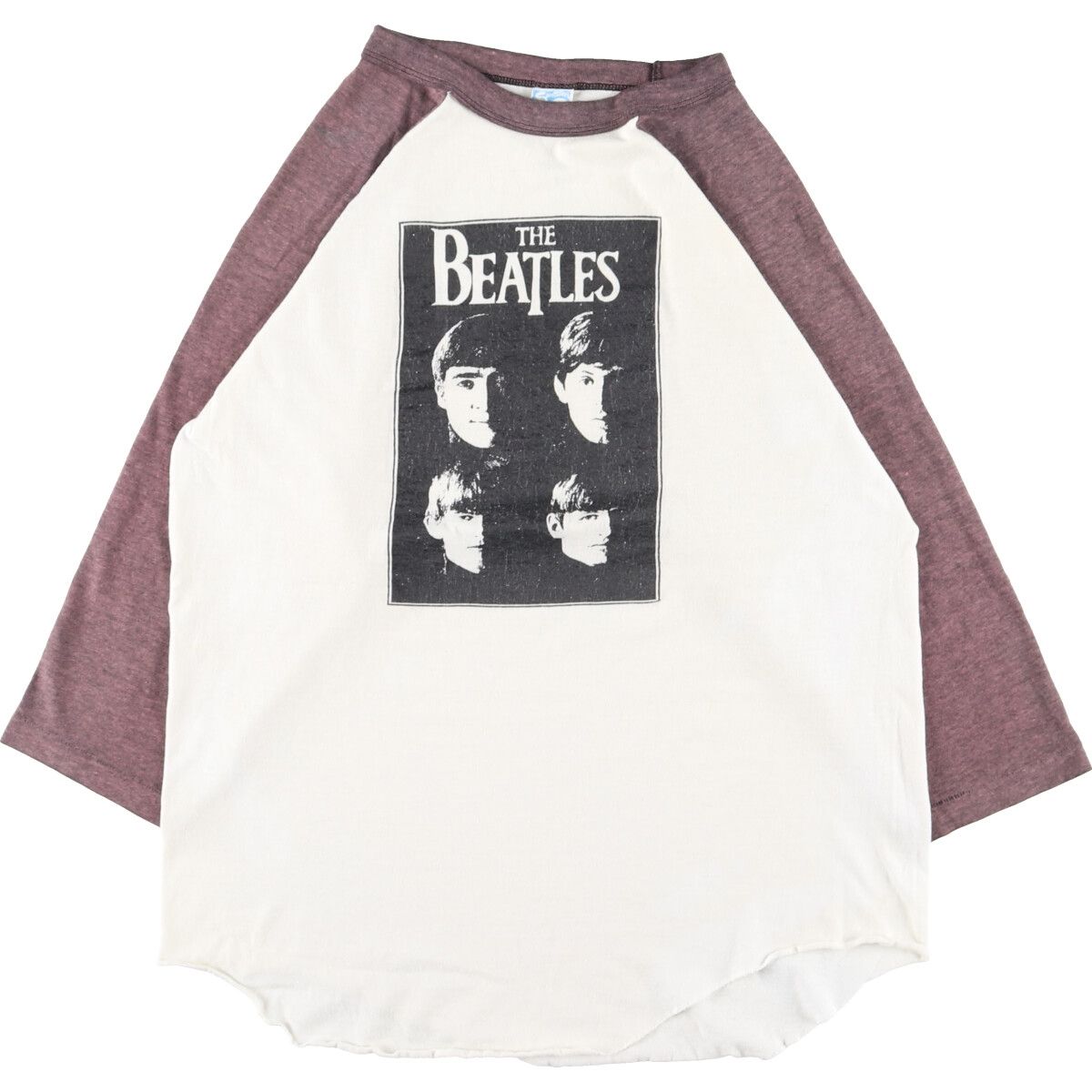 古着 80年代 Sportswear THE BEATLES ビートルズ ラグラン バンドT