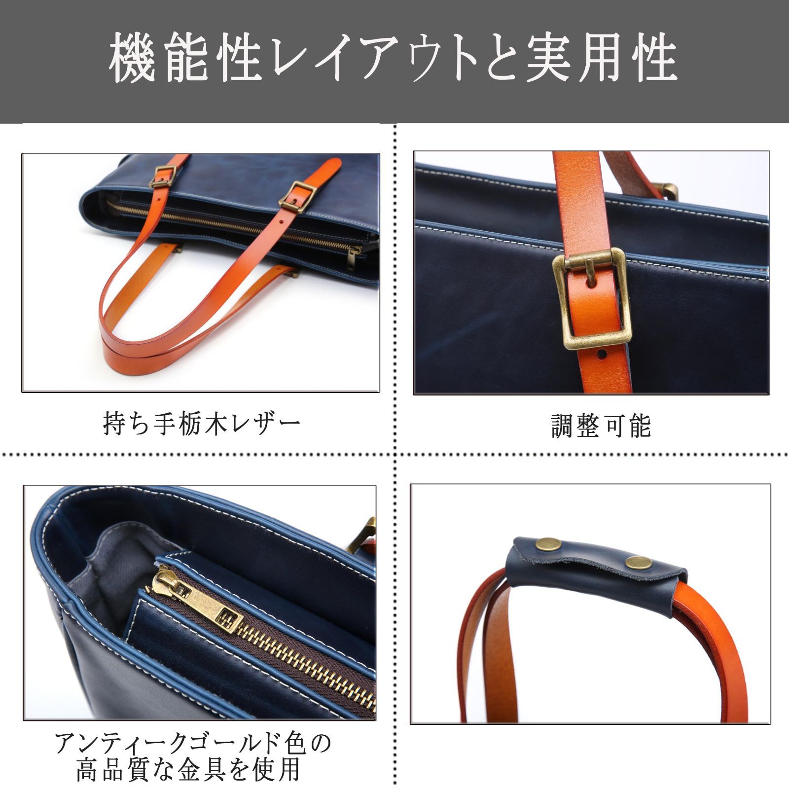 人気商品】ヌメ革 革 栃木レザーハンドメイド 本革 ビジネス 