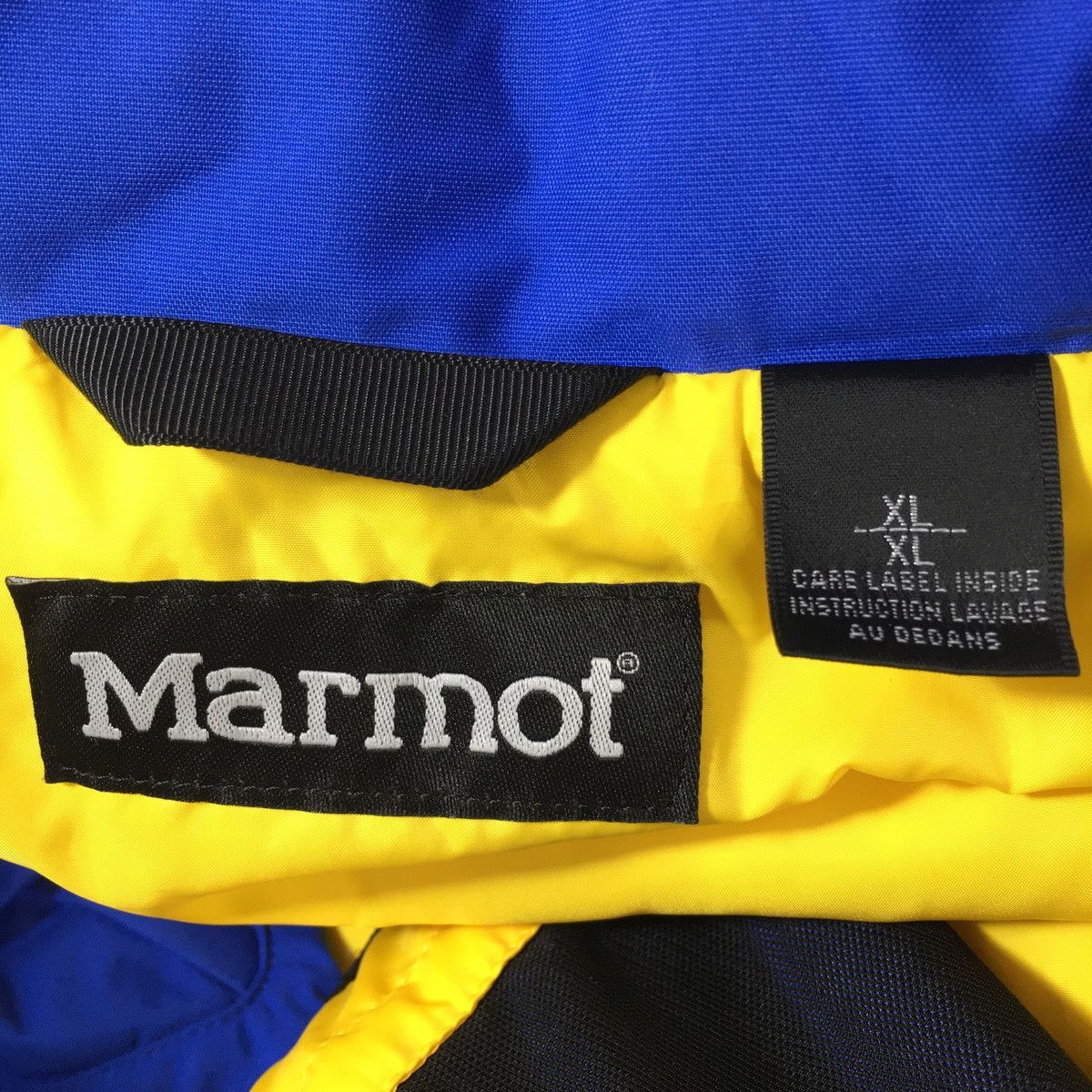 Marmot マーモット The Apartment 別注 ダウン パーカ ジャケット MAMMOTH PARKA TOMOJL66GL 青 XL  宅急便