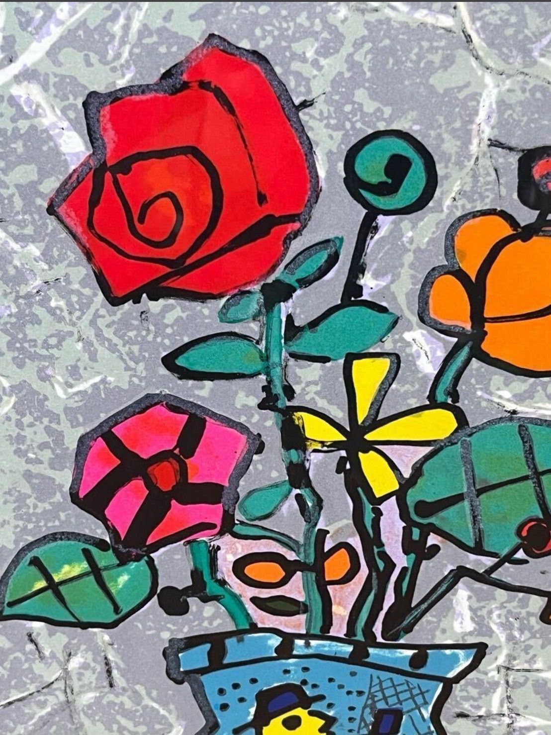 Aizpiri モーブ色の背景のバラ