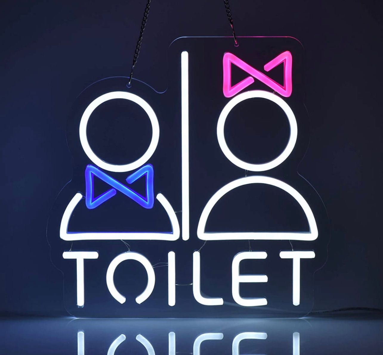 オーダーメイド ネオンサイン 店内誘導 看板 トイレ標識 TOILET