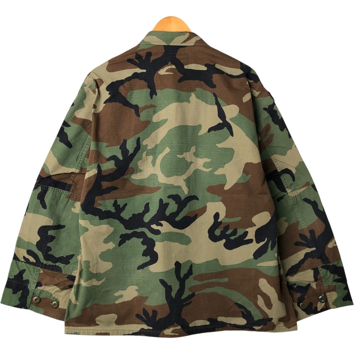 古着 90年代 米軍実品 迷彩柄 ウッドランドカモ リップストップ