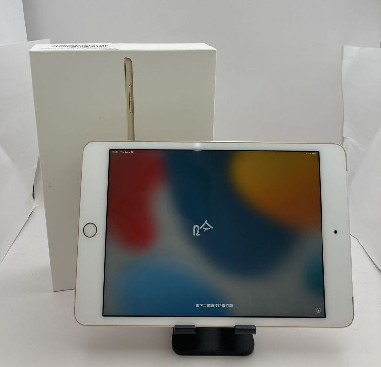 美品 iPad mini 第4世代 16GB ゴールド - バッテリー100%・フルセット（元箱付き）