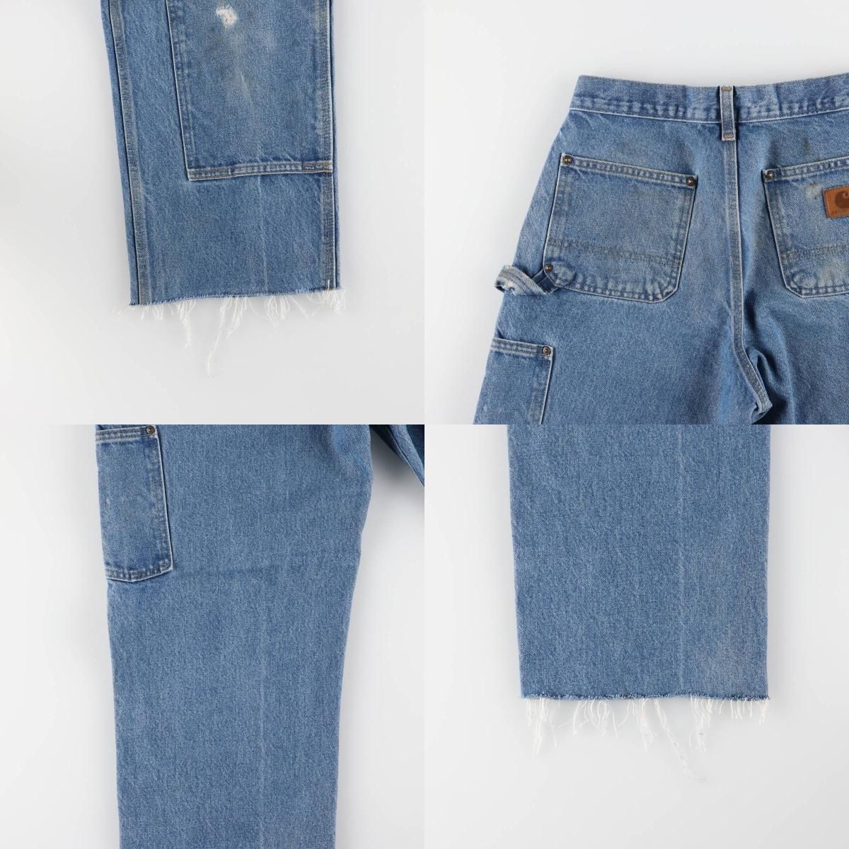 古着 カーハート Carhartt Loose Original Fit カットオフ ダブルニー 