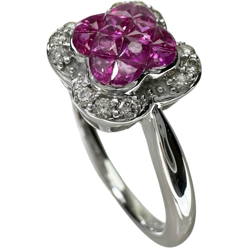 13号 ミステリーセッティング ルビー (キャビティ充填) 計8.25ct