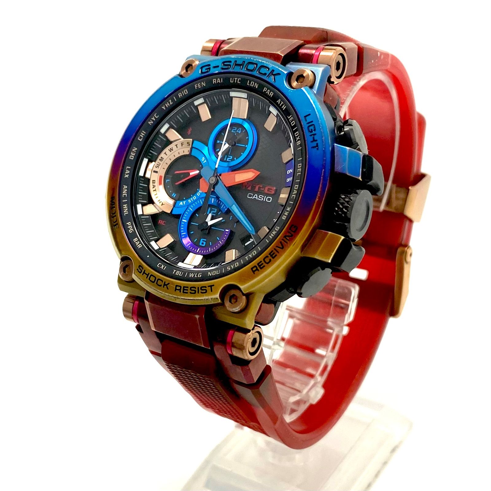 希少】カシオ G-SHOCK ジーショック MT-G MTG-B1000VL-4AJR 火山雷 