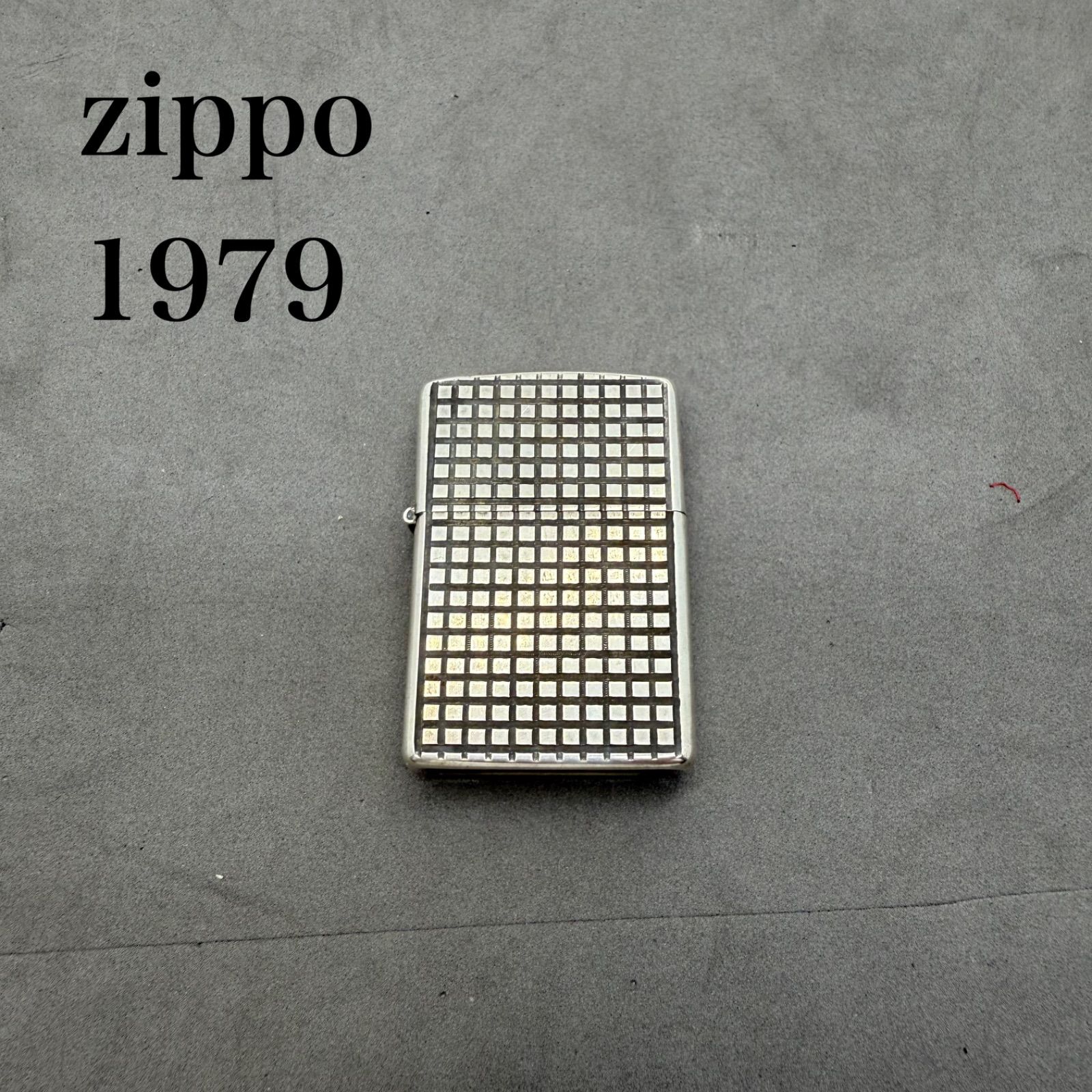 ZIPPO 70s 1979 Cursive chocolate cut regular lighter ジッポー オイルライター 70年代 ヴィンテージ チョコ盤 カット 筆記体ロゴ