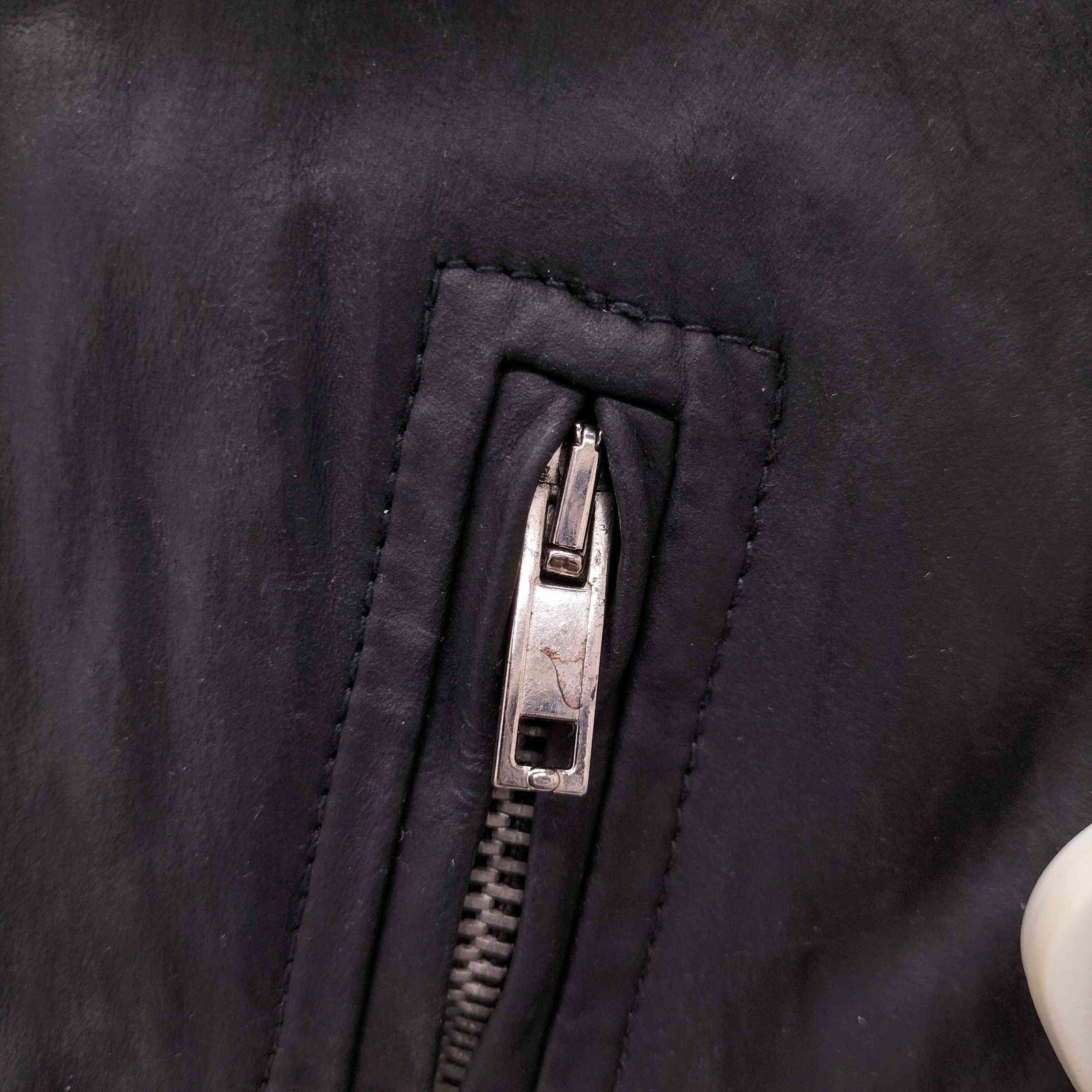 リックオウエンス RICK OWENS olmar and mirta ZIP LEATHER JACKET