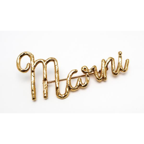 MARNI ブローチ ロゴ MARNI マルニ ロゴ ブローチ アクセサリー - メルカリ