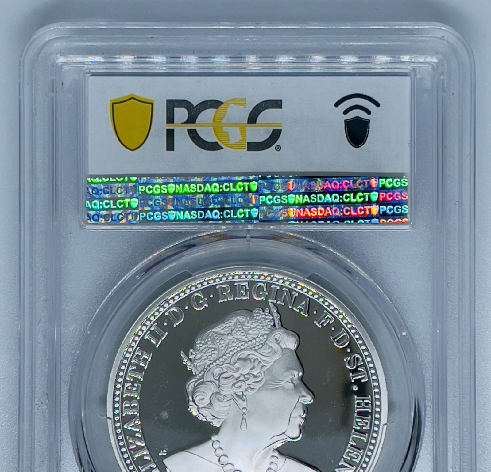 セントヘレナ 2021年 1ポンド銀貨 スリーグレイセス PCGS PR69