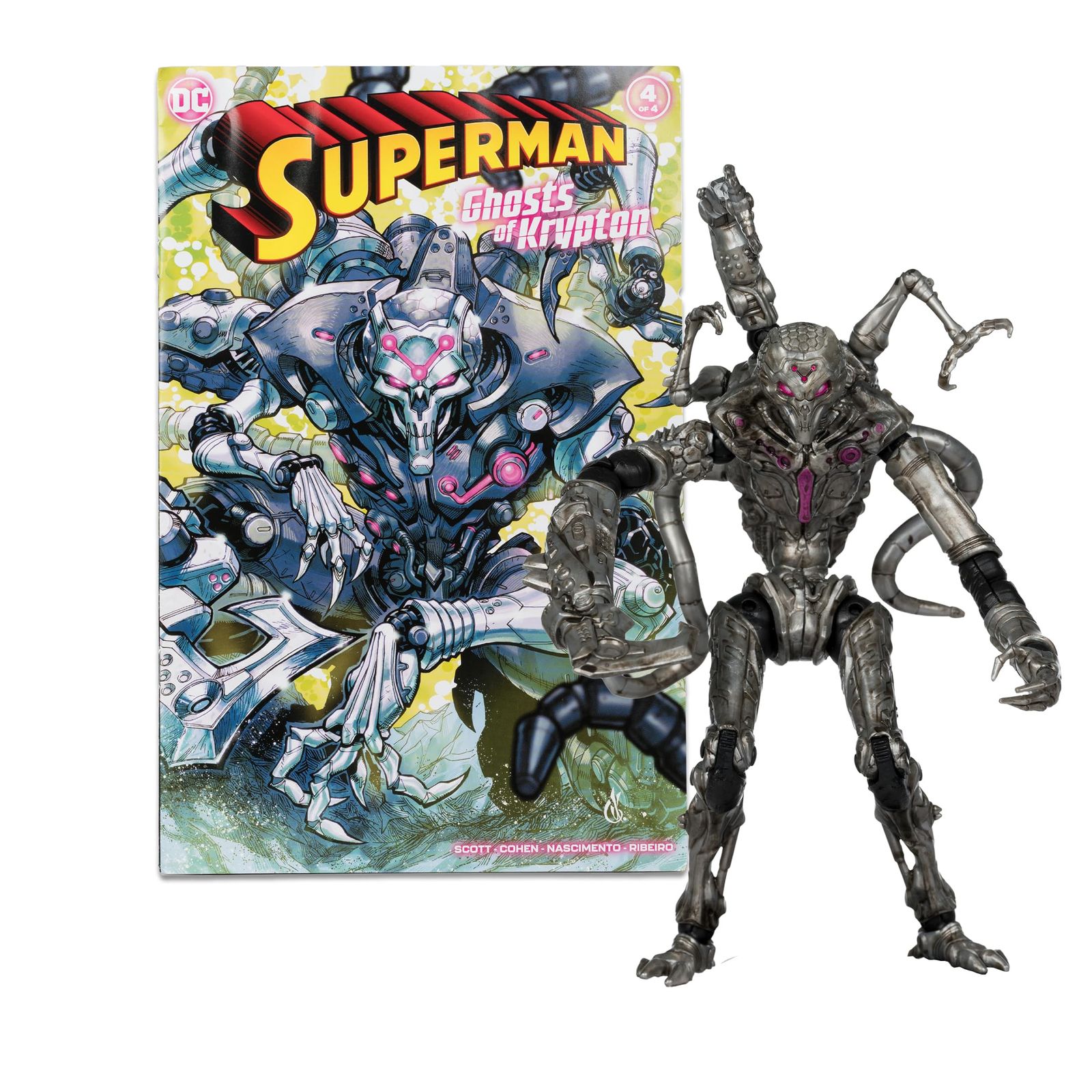 McFarlane Toys - DC Direct Page Punchers ブレイニアック 7インチ アクションフィギュア スーパーマンコミック付き